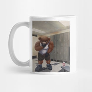 Bodybuilder Teddy - the Shrinkage Mug